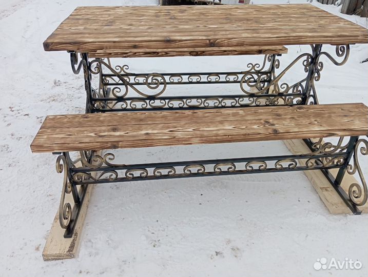 Скамейка 2 m уличная