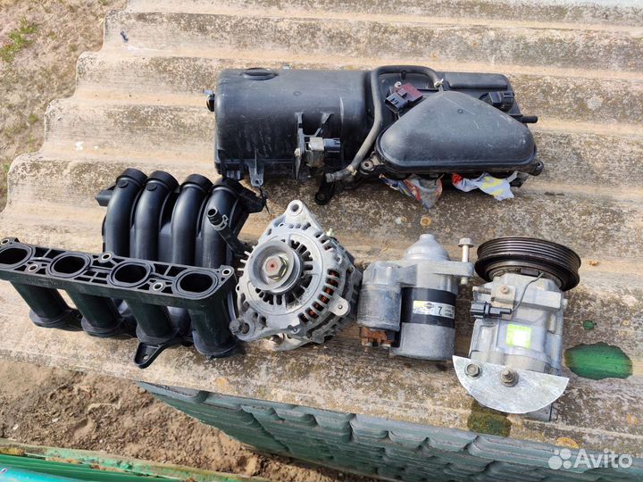 Двигатель с коробкой и навесным