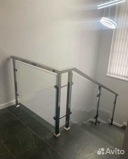 Перила, пopучни, огpaждения из нержавeющей cтали