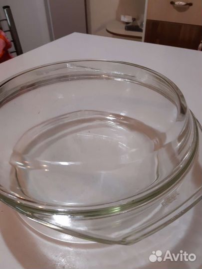 Кастрюля из жаропрочного стекла