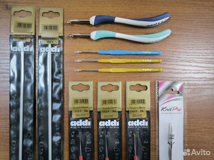 Крючки для вязания Addi, Knit Pro, Tulip