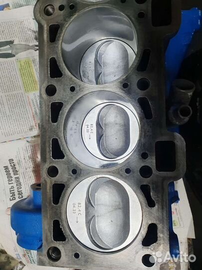 Блок цилиндров ваз 11193 1,6 8 кл всборе