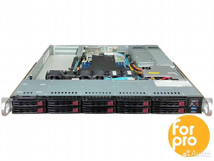 Сервер Supermicro 116 10SFF 3106Br 96GB