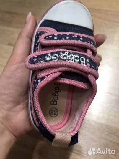 Кеды для девочки 22 размер