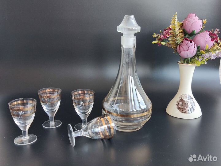 Графин с рюмками СССР