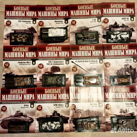 Модели боевые машины мира 1:75 в блистере + журнал