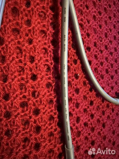 Межблочный кабель 2 rca 2rca Audio Note AN-VX