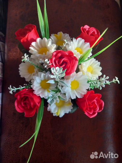 Букет цветов из мыла