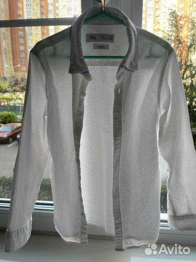 Рубашка zara для мальчика 122