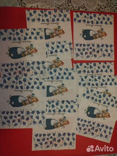 Фантики времен СССР и начала 90х