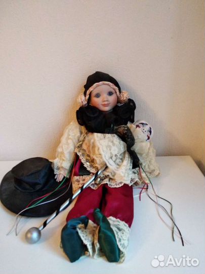 Кукла редкая, коллекционная Шут Cindy M. McClure