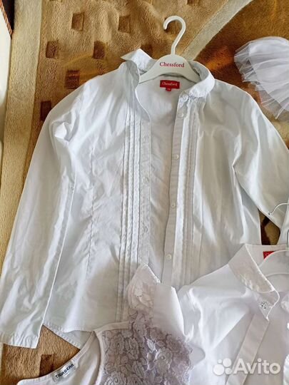 Школьные Рубашки146 134 и Блузки 134