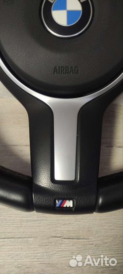 Мспорт руль Bmw X3 X4 X5 X6 F30 F15 без подогрева