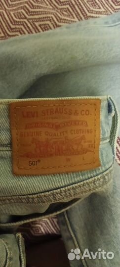 Джинсы levis 501 женские 26/28