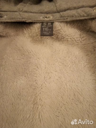 Джинсовая куртка с мехом