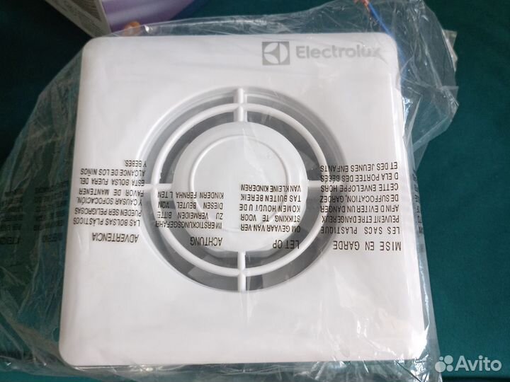 Вентилятор вытяжной electrolux eafs 100