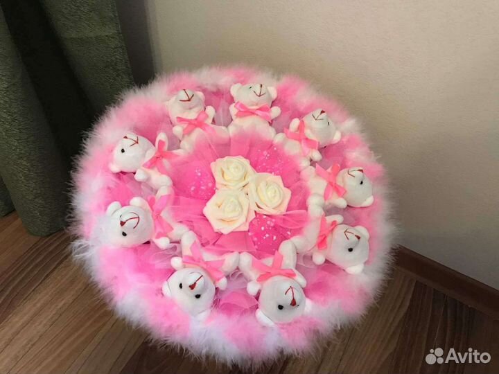 Букеты из мягких игрушек