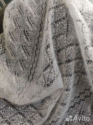 Палантин пуховый