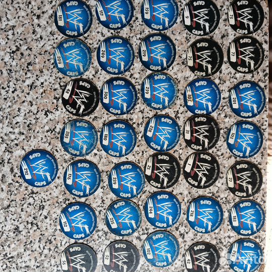 Коллекция раритетных из 90-х POG World Wrestling