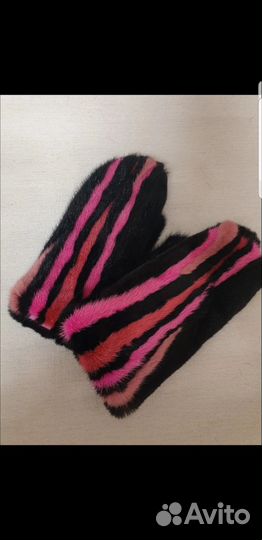 Варежки меховые