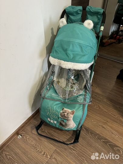 Коляска санки nika