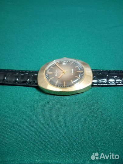 Часы полёт СССР позолоченные