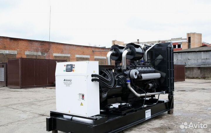 Дизельный генератор 400 кВт Открытый на раме