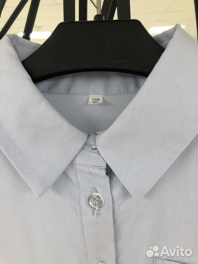 Рубашка школьная для девочки 158