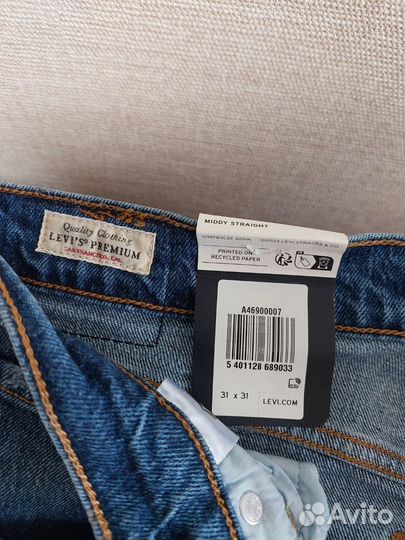 Джинсы женские levis 31 размер