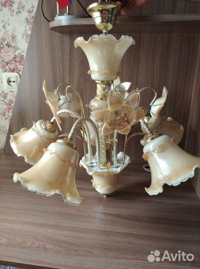 Люстра потолочная бу