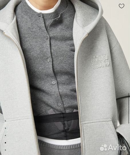 Толстовка miu miu