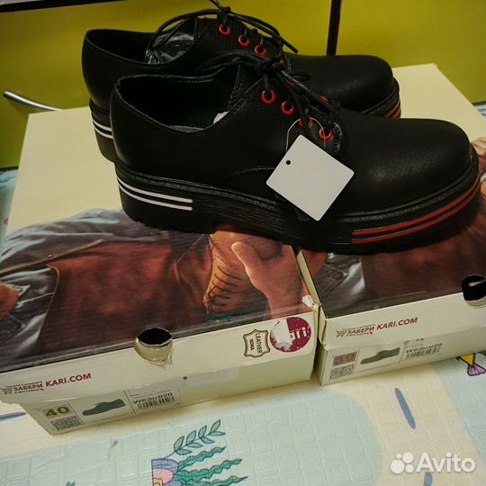 Полуботинки женские натуральная кожа