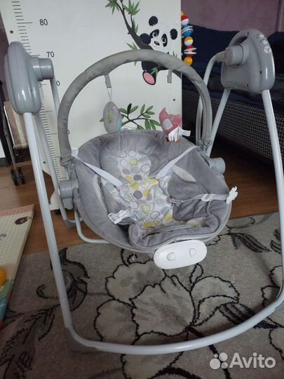 Электронные качели для новорожденных