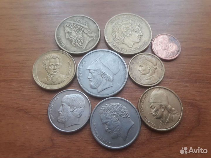 Набор монет Греции