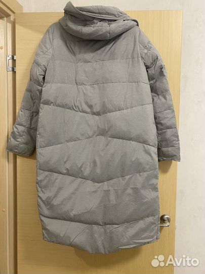 Пуховик длинный