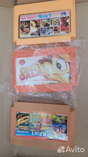 Игровая приставка dendy с картриджами