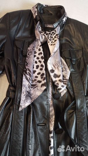 Кожаный плащ женский натуральная кожа