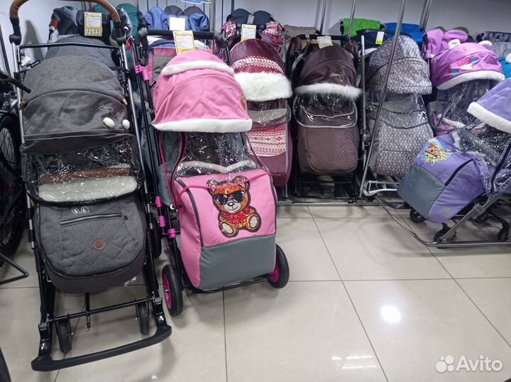 Санки коляска огромный выбор более 45 видов