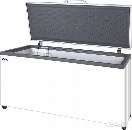 Морозильный ларь с глухой крышкой снеж