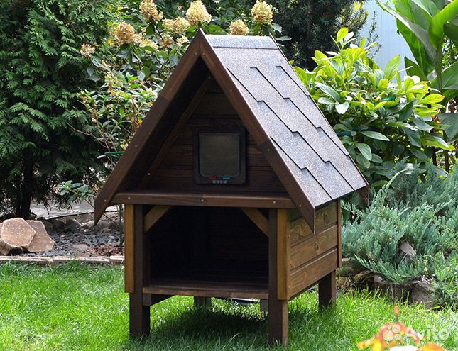 Изготовление уличных домиков для кошек