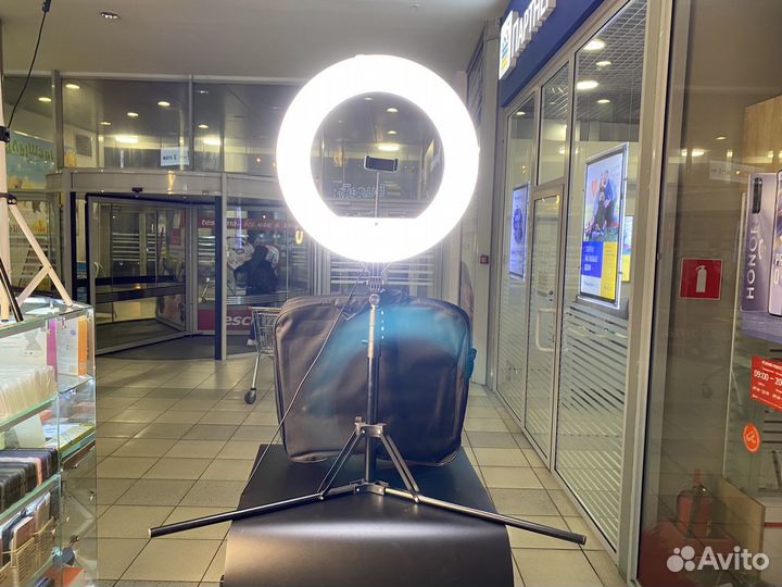 Лампа Кольцевая 45 см (без пульта) + штатив