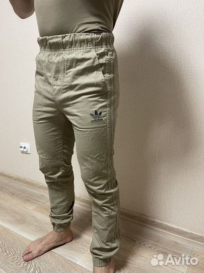 Штаны adidas,джинса хлопковая