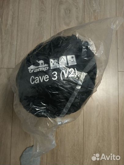 Палатка Tramp Cave 3 (V2) серый