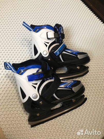 Коньки ледовые раздвижные детские