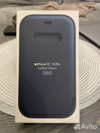 Чехол Apple iPhone 12 12 Pro Leather MagSafe