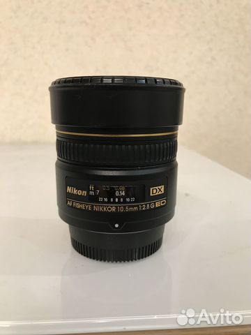 Объектив Nikon AF 10,5 2.8 G ED fisheye