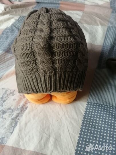 Новый комплект шапка и шарф
