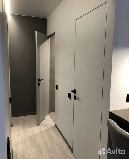 Скрытые межкомнатные двери под покраску