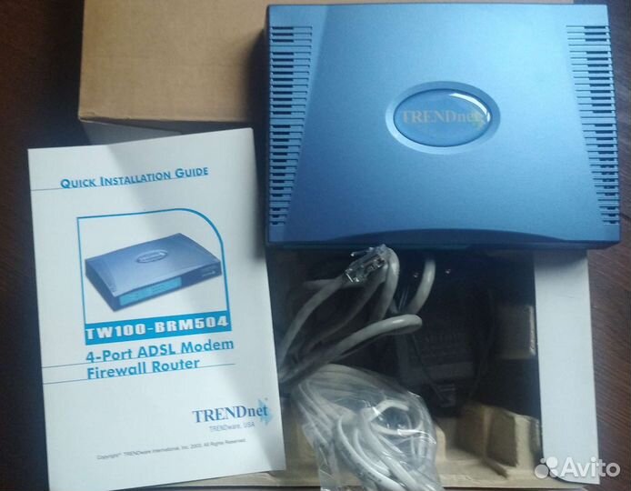 Модем роутер, 4-port adsl, Firewall