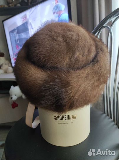 Шапка норковая женская